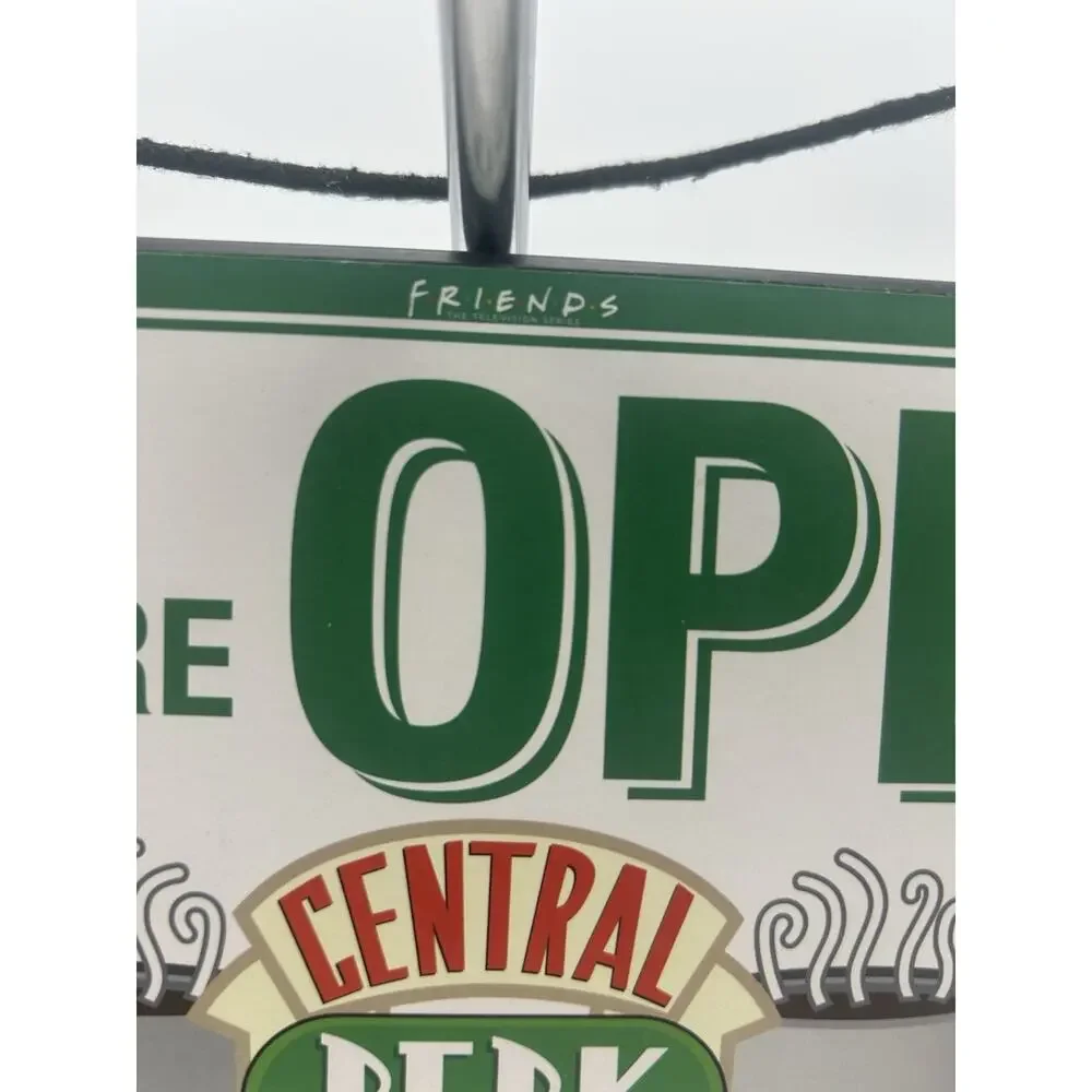 Friends Central Perk Reversible Hanging Sign Wall Art | 12 x 5 Inches